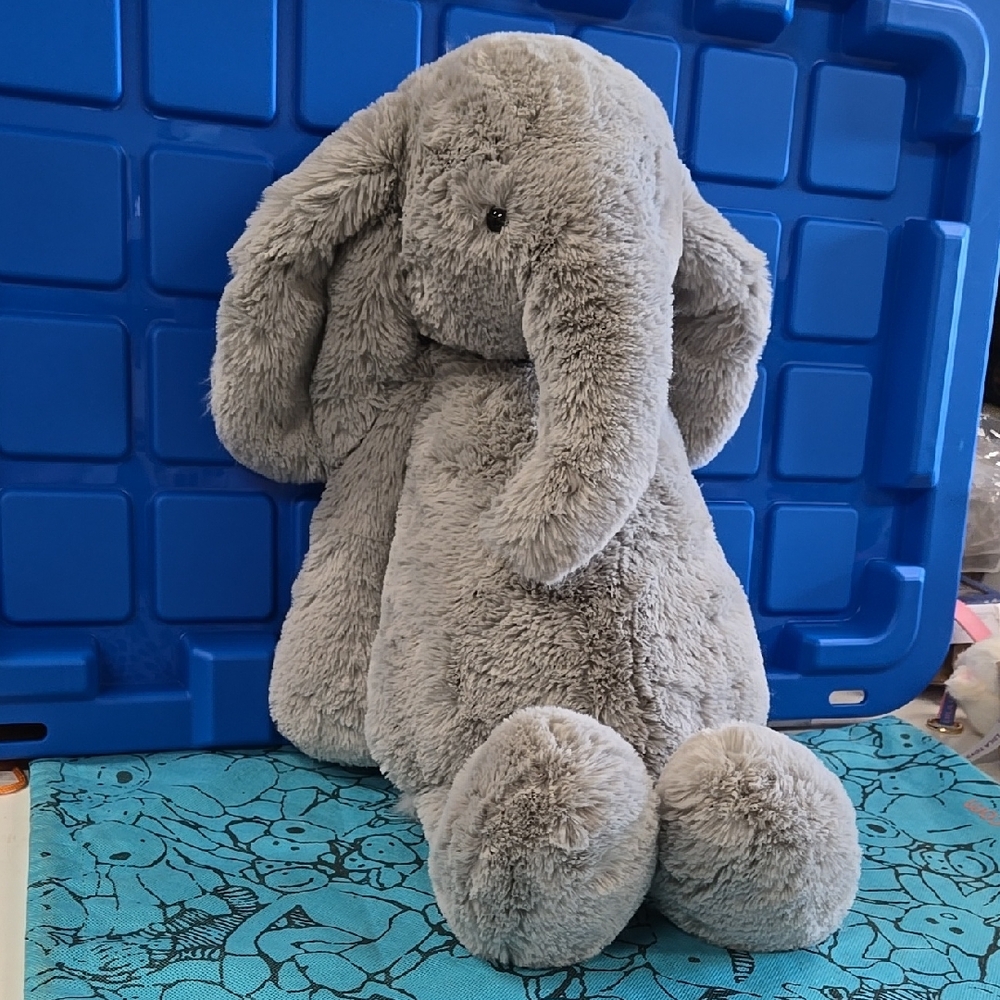 NWT - Jellycat Big Bashful Luxe Elephant Thuddeus